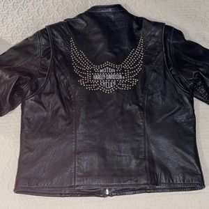 🏍HARLEY DAVIDSON🏍STUDDED LEATHER